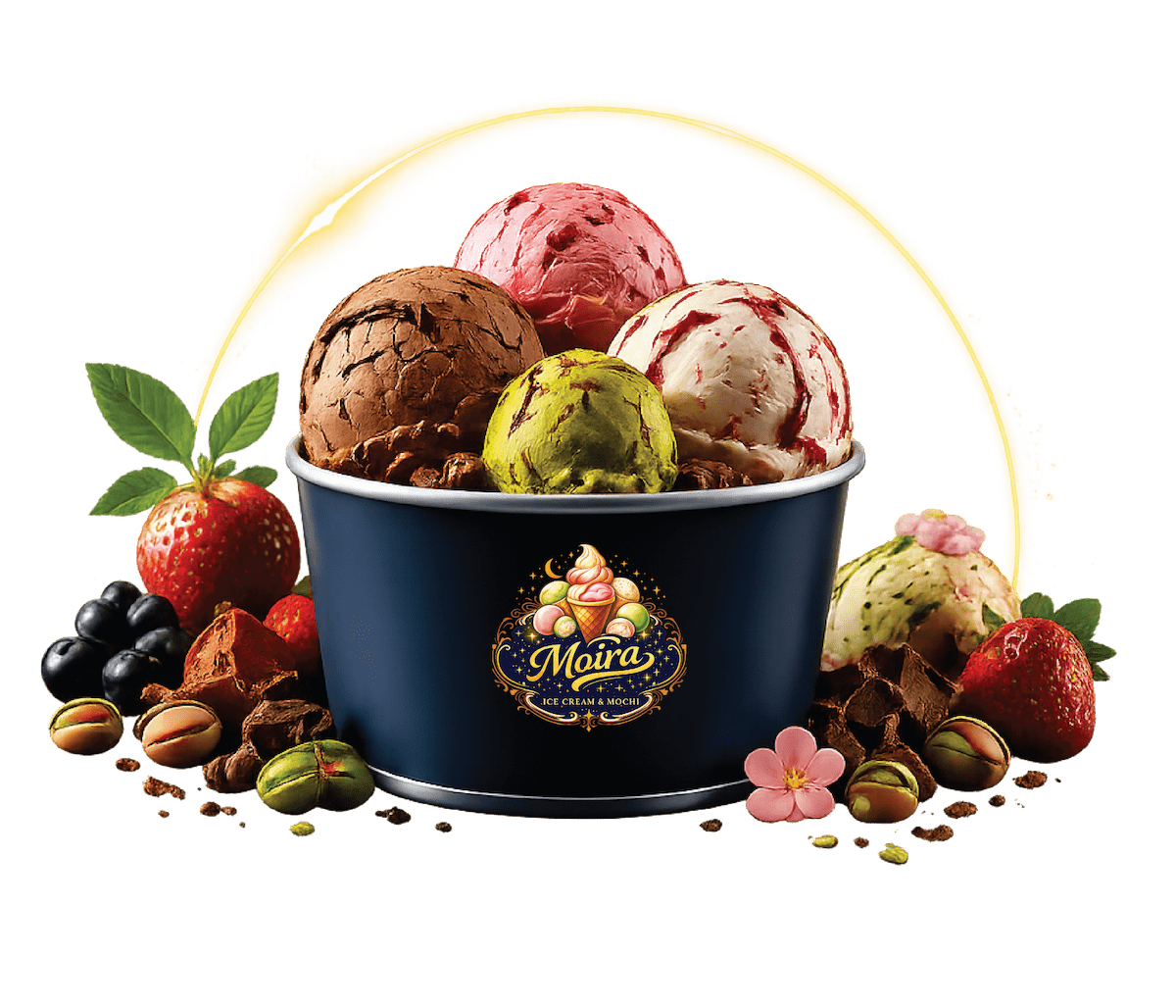 Moira Premium Ice Cream Bowl